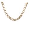 9ct Yellow Gold Patterned And Plain Belcher Chain 28"