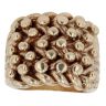 9ct Yellow Gold Five Row Keeper Ring