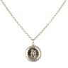 9ct Yellow Gold St Christopher Pendant and Chain 22"