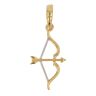 22ct Yellow and White Gold Bow and Arrow Pendant
