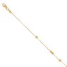22ct Yellow Gold Bead Bracelet 7"