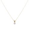 18ct Yellow Gold 0.25ct Brilliant Cut Diamond Solitaire Pendant And Chain 18"