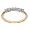 18ct Yellow Gold 0.33ct Brilliant Cut Diamond Seven Stone Ring