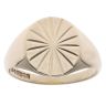9ct Yellow Gold Diamond Cut Signet Ring