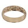9ct Yellow Gold Patterned Wedding Band 4.8mm