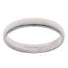 9ct White Gold Wedding Band 2.8mm