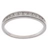 18ct White Gold 0.25ct Brilliant Cut Diamond Half Eternity Ring