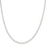 Silver Rope Chain 18"
