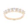 9ct Yellow Gold Seven Stone Cubic Zirconia Ring