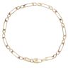 9ct Yellow Gold Figaro Bracelet 7"