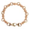 9ct Yellow Gold Fancy Bracelet 8"