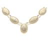 14ct Yellow Gold Patterned Oval Link Fancy Chain 22"