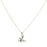 14ct Yellow and White Gold Children's Eagle Pendant and Chain 16"