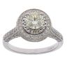 18ct White Gold 1.49ct Brilliant Cut Diamond Cluster Ring