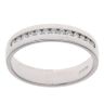 18ct White Gold 0.15ct Brilliant Cut Diamond Half Eternity Ring