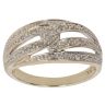 9ct Yellow Gold 0.10ct Diamond Fancy Ring