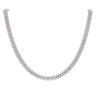 18ct White Gold 11.18ct Brilliant Cut Diamond Fancy Chain 16"