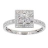 9ct White Gold 0.60ct Diamond Cluster Ring by Anya Belle