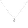 18ct White Gold 0.50ct Brilliant Cut Diamond Pendant And Chain 18"