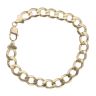 9ct Yellow Gold Curb Bracelet 9.5"