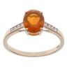 9ct Yellow Gold Citrine Single Stone Ring