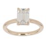 9ct Yellow Gold 2.08ct Emerald Cut Lab Grown Diamond Solitaire Ring