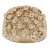 9ct Yellow Gold Five Row Keeper Ring