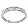 9ct White Gold 0.25ct Princess And Baguette Cut Diamond Ring