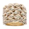 9ct Yellow Gold Four Row Keeper Ring