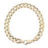 9ct Yellow Gold Curb Bracelet 7"