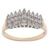 9ct Yellow Gold 0.35ct Brilliant Cut Diamond Fancy Ring
