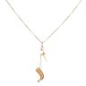 18ct Yellow Gold Dagger and Sheath Pendant and Chain 20"