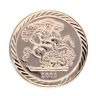 9ct Yellow Gold St George Coin Ring