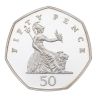 1997 Elizabeth II Piedfort 50 Pence Coin
