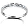 9ct White Gold 0.31ct Half Eternity Diamond Ring