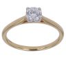 18ct Yellow Gold 0.50ct Brilliant Cut Lab Grown Diamond Solitaire Ring