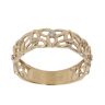 9ct Yellow Gold 0.05ct Brilliant Cut Diamond Celtic Ring