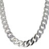Silver Curb Chain 26"