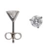 18ct White Gold 1.00ct Brilliant Cut Diamond Stud Earrings