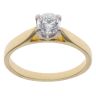 18ct Yellow Gold 0.49ct Brilliant Cut Diamond Solitaire Ring
