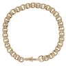 9ct Yellow Gold Rollerball Bracelet 8"