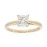 18ct Yellow Gold Princess Cut 1.02ct Diamond Solitaire Ring