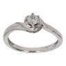 9ct White Gold 0.17ct Brilliant Cut Diamond Solitaire Ring