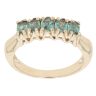 9ct Yellow Gold Spodumene Five Stone Ring