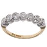 18ct Yellow Gold 1.00ct Brilliant Cut Diamond Half Eternity Ring