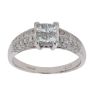 18ct White Gold 0.65ct Diamond Cluster Ring