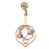 9ct Yellow and Rose Gold Vine Of Life Clogau Pendant