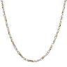 9ct Yellow and White Gold Fancy Chain 18"