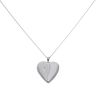Silver Heart And Cross Locket And Chain 18" By Icesia