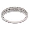 18ct White Gold 0.25ct Brilliant Cut Diamond Fancy Ring